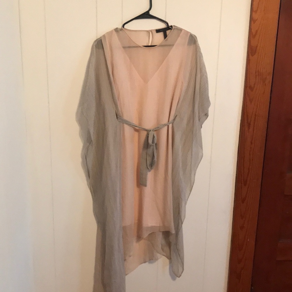 Bcbgmaxazria Suzy Striped Silk Dress